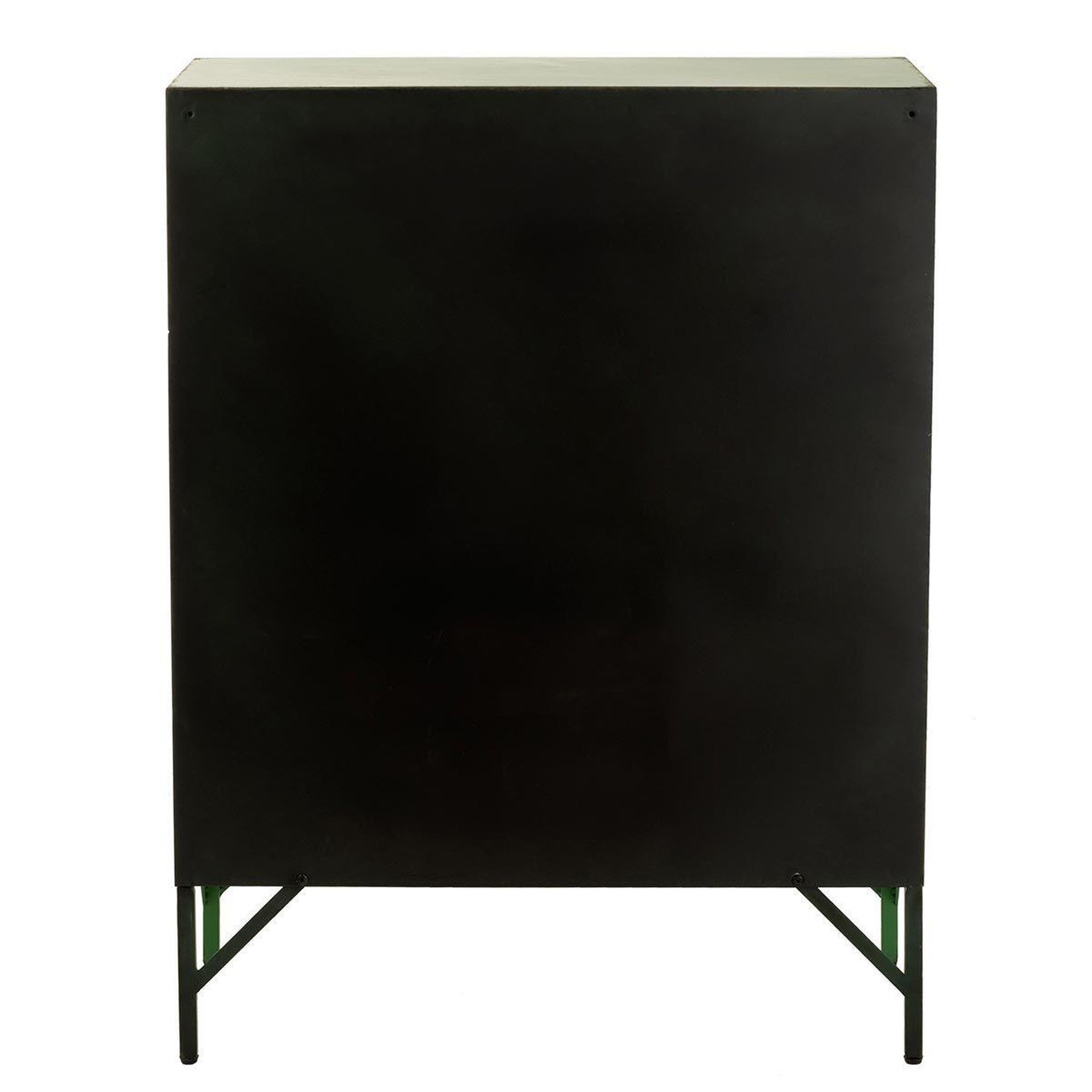 Voir la diapositive 4 : J-LINE Commode 9 portes en métal  pulgar  113cm vert