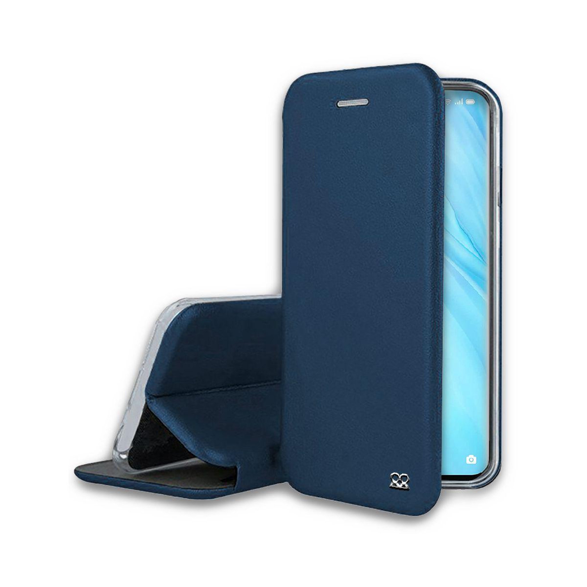 IBROZ Etui oppo reno 4 pro cuir bleu