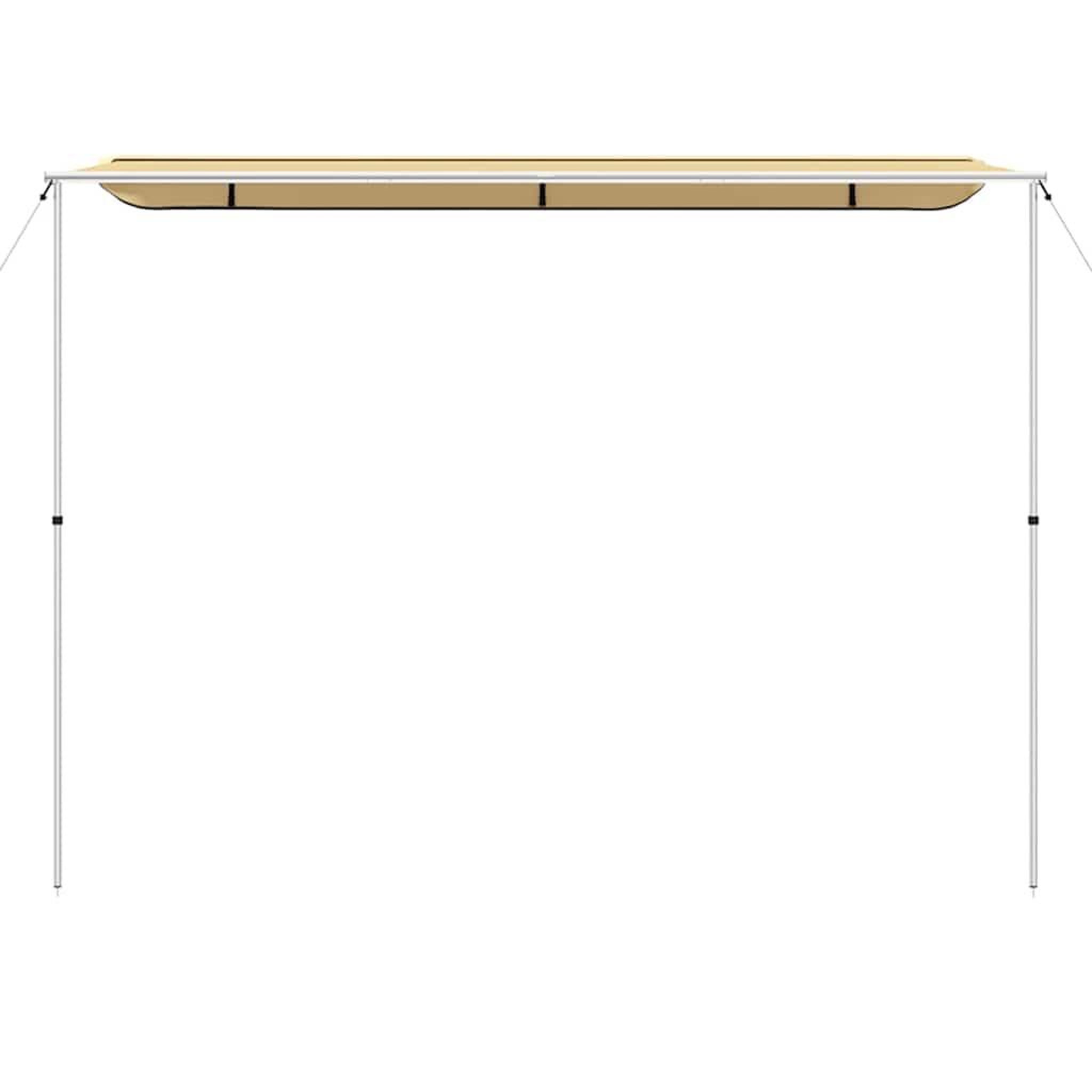 Voir la diapositive 4 : VIDAXL Auvent de camping-car et caravane 4x2x2,15 m beige