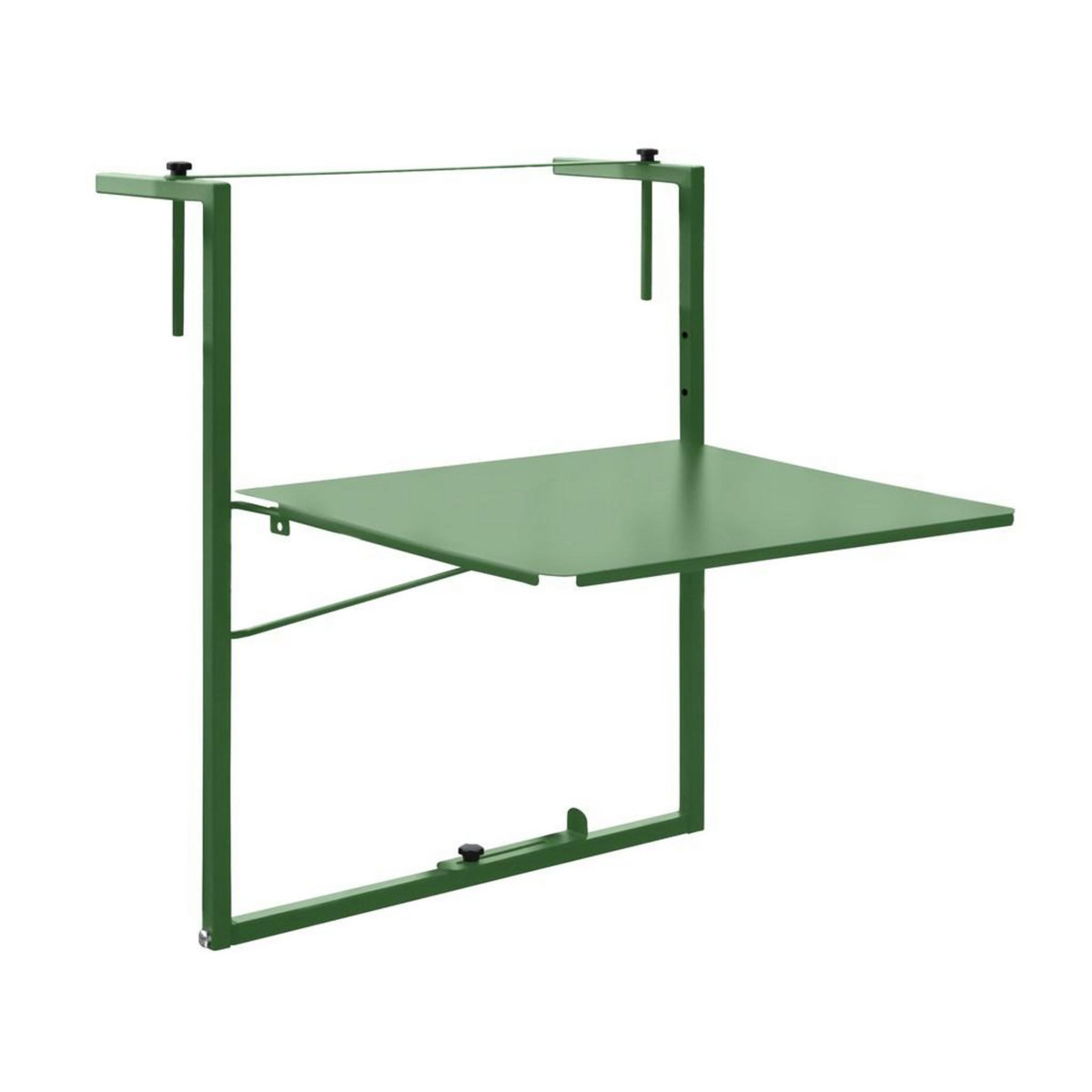 CENTRALE BRICO Table de balcon réglable Soléa - 55x45 cm - vert pâle