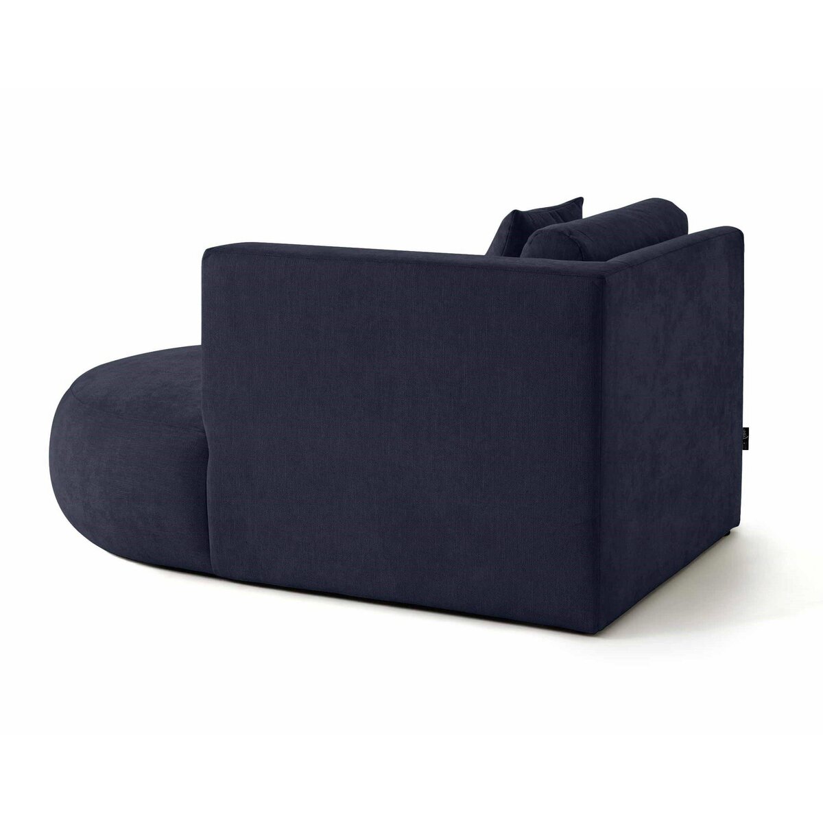 LISA DESIGN Santorini - module d'assise méridienne droit - en tissu texturé