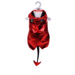 DIVERS Costume pour chien Démon - Taille S. Coloris disponibles : Rouge