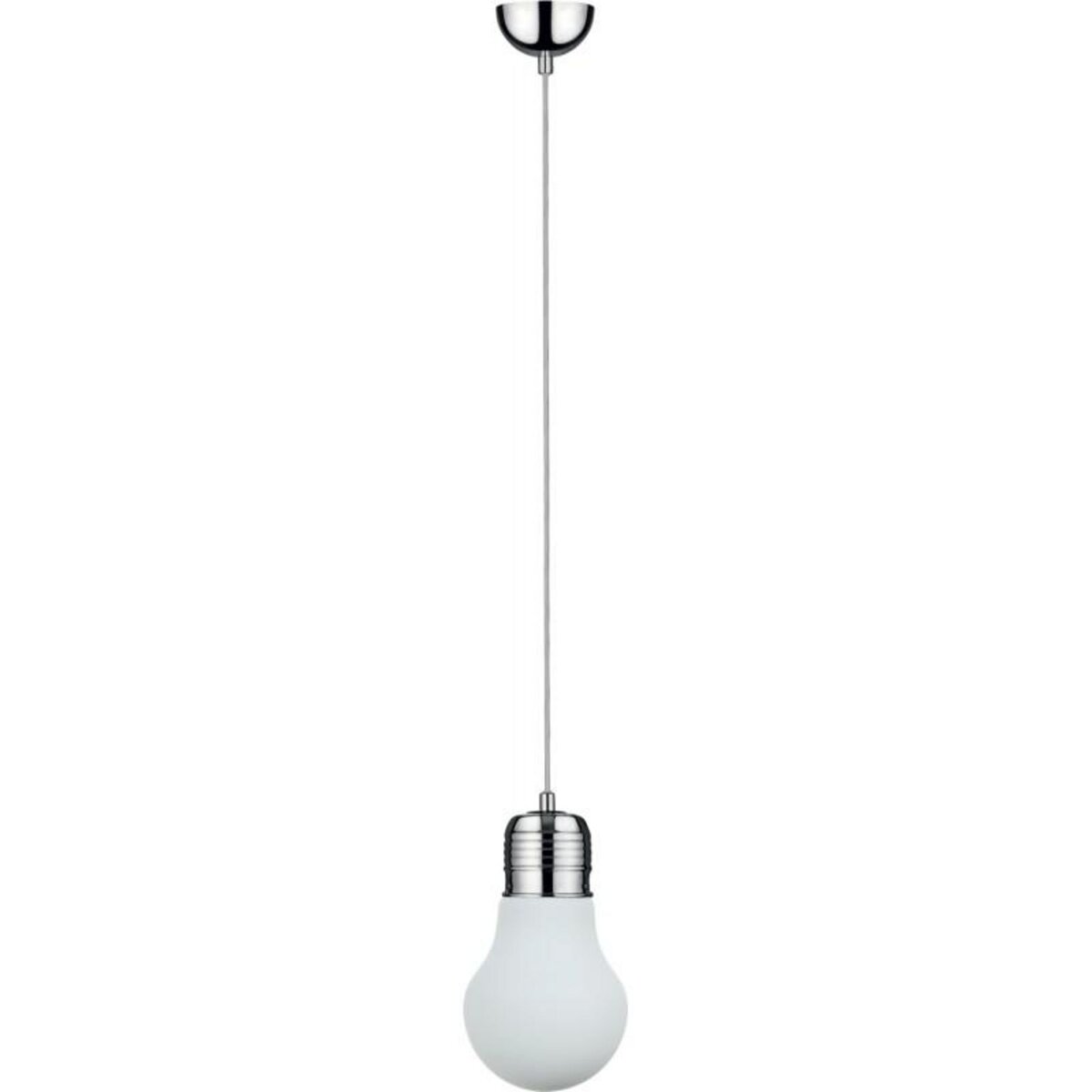 Paris Prix Lampe Suspension Verre  Bulb  15cm Blanc