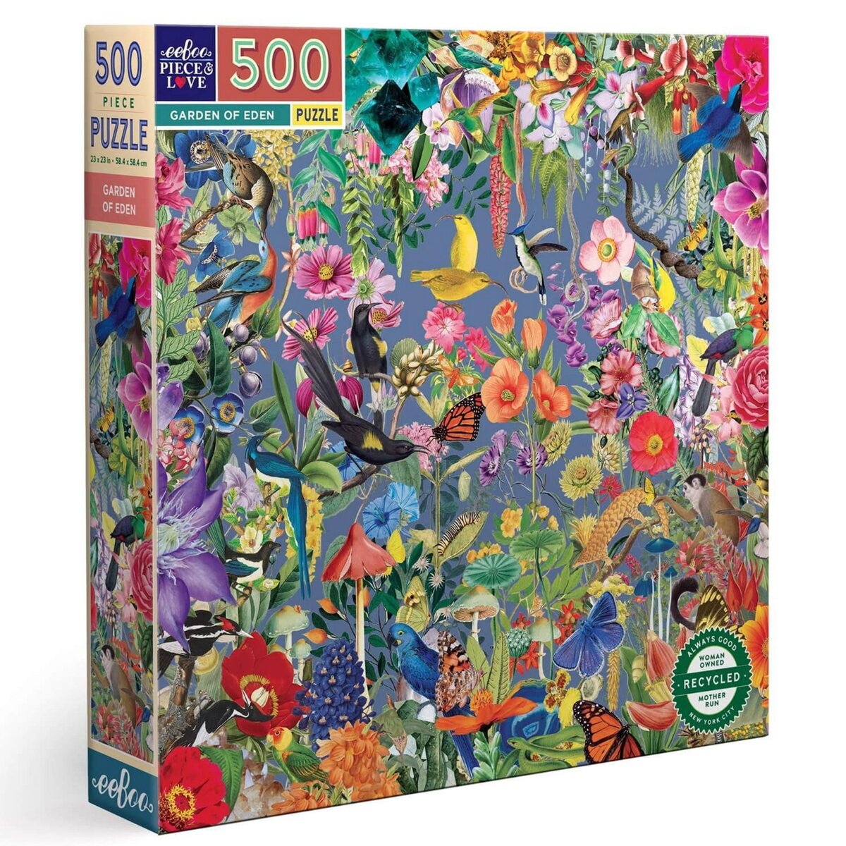 Eeboo Puzzle 500 pièces : Jardin d'Eden