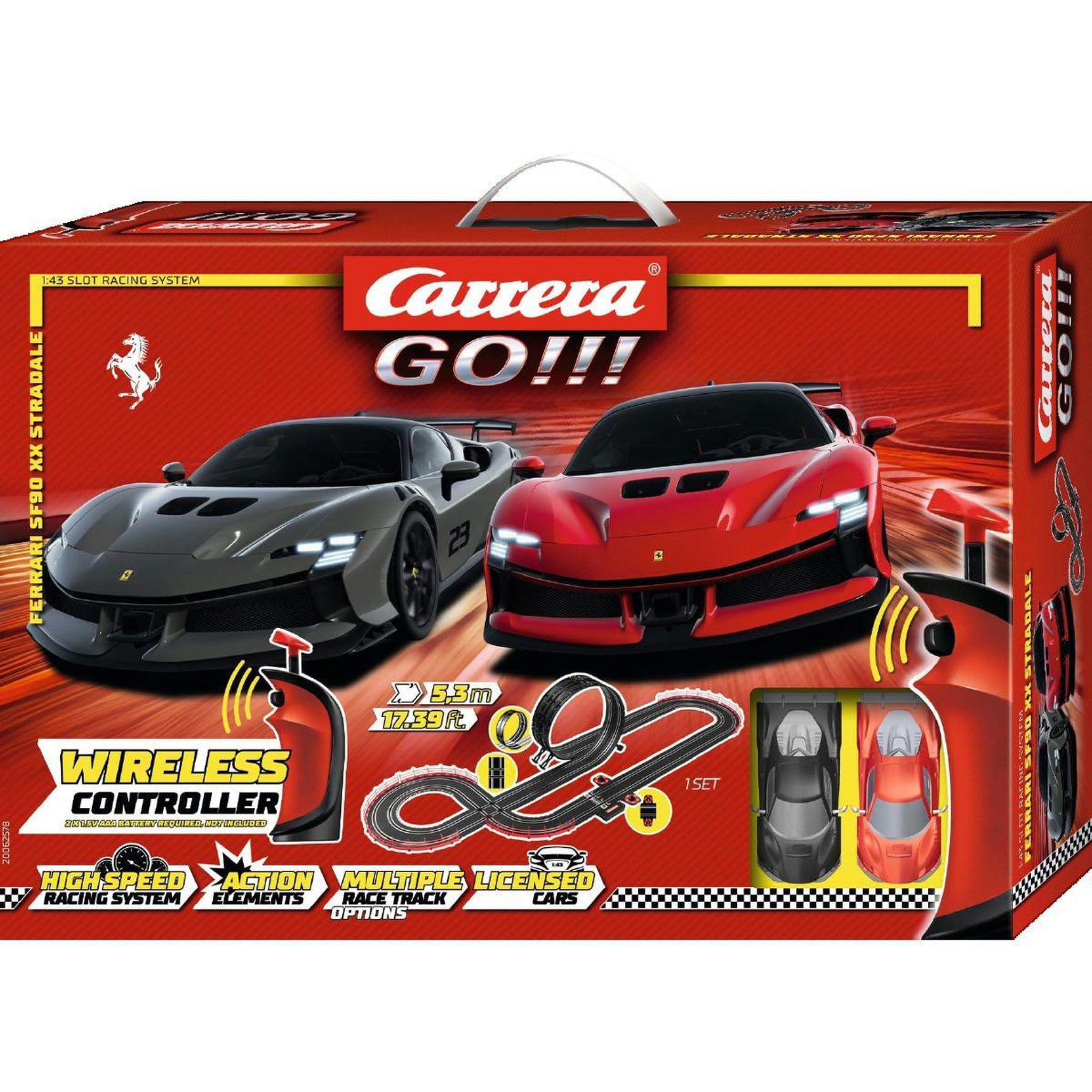 Carrera Circuit de course électrique Carrera GO!!! 5,3 mètres
