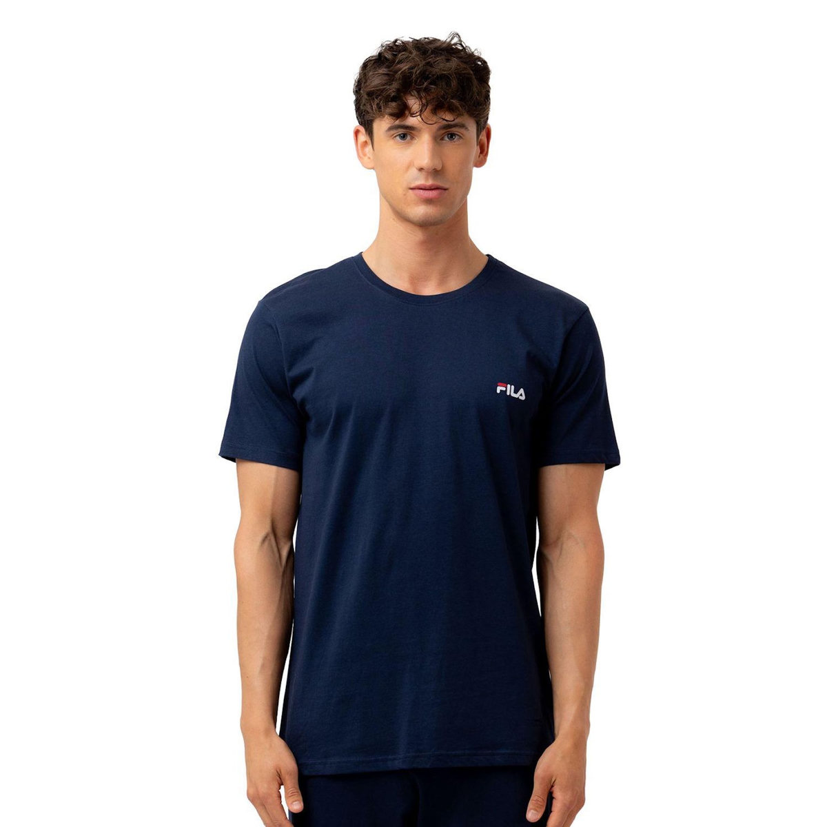 FILA T-shirt homme uni 100% coton Fila