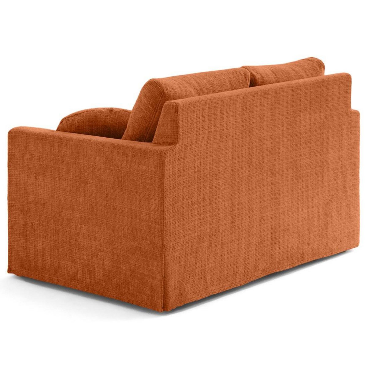 LISA DESIGN Serena - canapé droit déhoussable 2 places en velours texturé