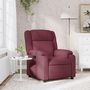 Voir la diapositive 1 : VIDAXL Fauteuil inclinable Rouge bordeaux Tissu