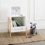 Voir la diapositive 4 : Atmosphera Kids Meuble de Rangement 1 Casier  Moon  33cm Blanc