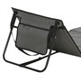 Voir la diapositive 5 : OUTSUNNY Lot de 2 tapis de plage rembourrés pliables - matelas de plage - dossier inclinable, rangement - métal polyester gris