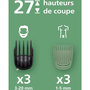 Voir la diapositive 2 : Philips Tondeuse multi usages MG9531/15 Series 9000