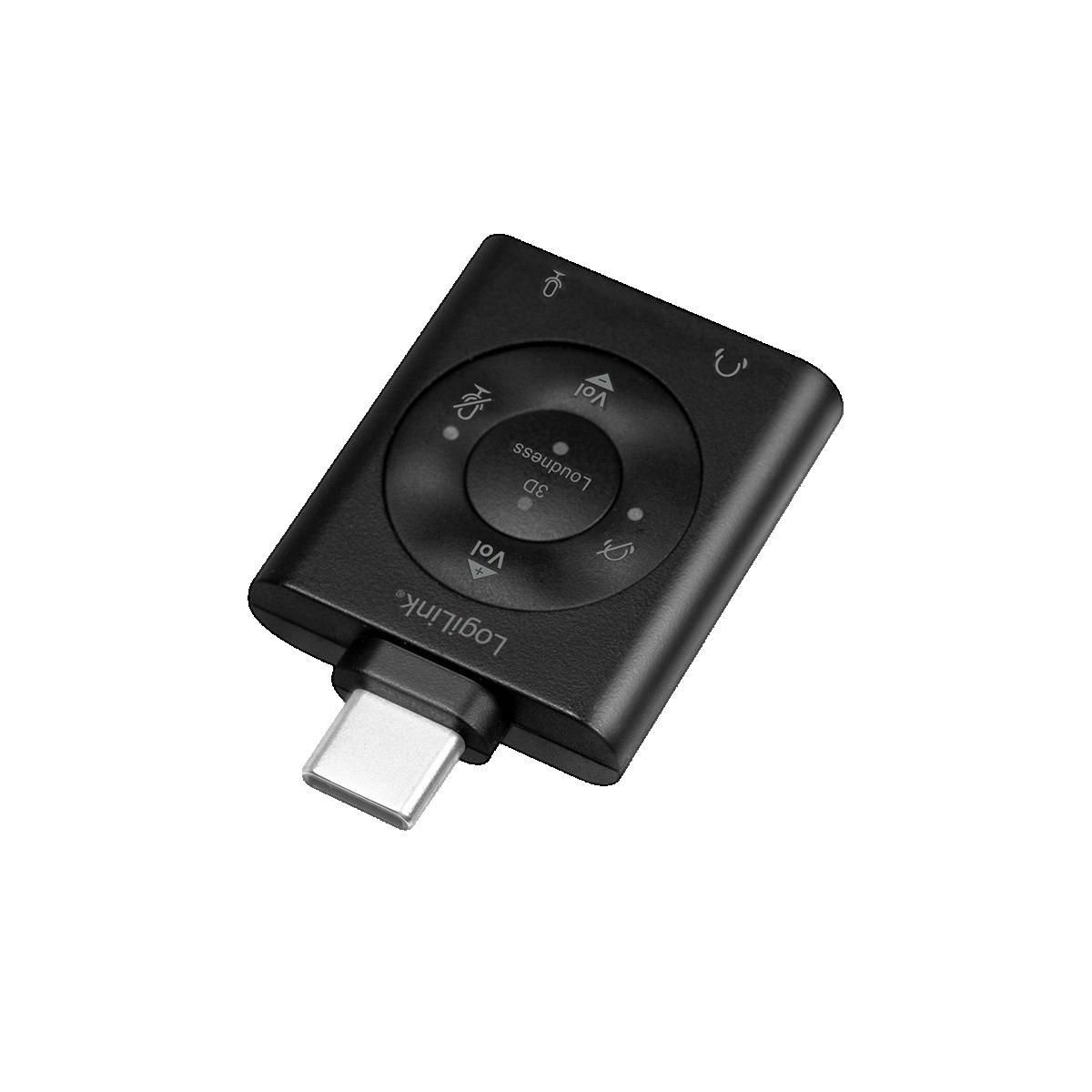 LOGILINK Adaptateur Audio LogiLink 4052792059847 USB-C avec égaliseur 7.1 CH