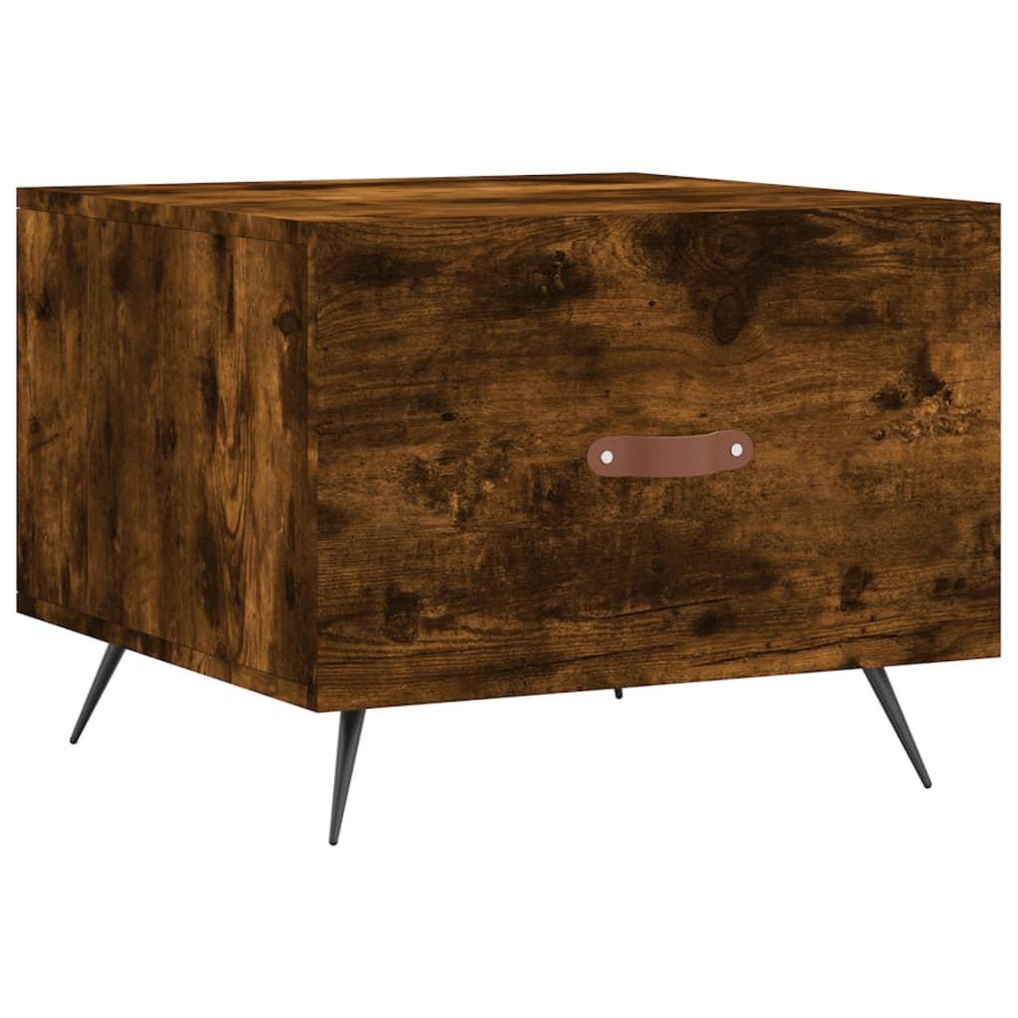 Voir la diapositive 5 : VIDAXL Tables basses 2 pcs chene fume 50x50x40 cm bois d'ingenierie