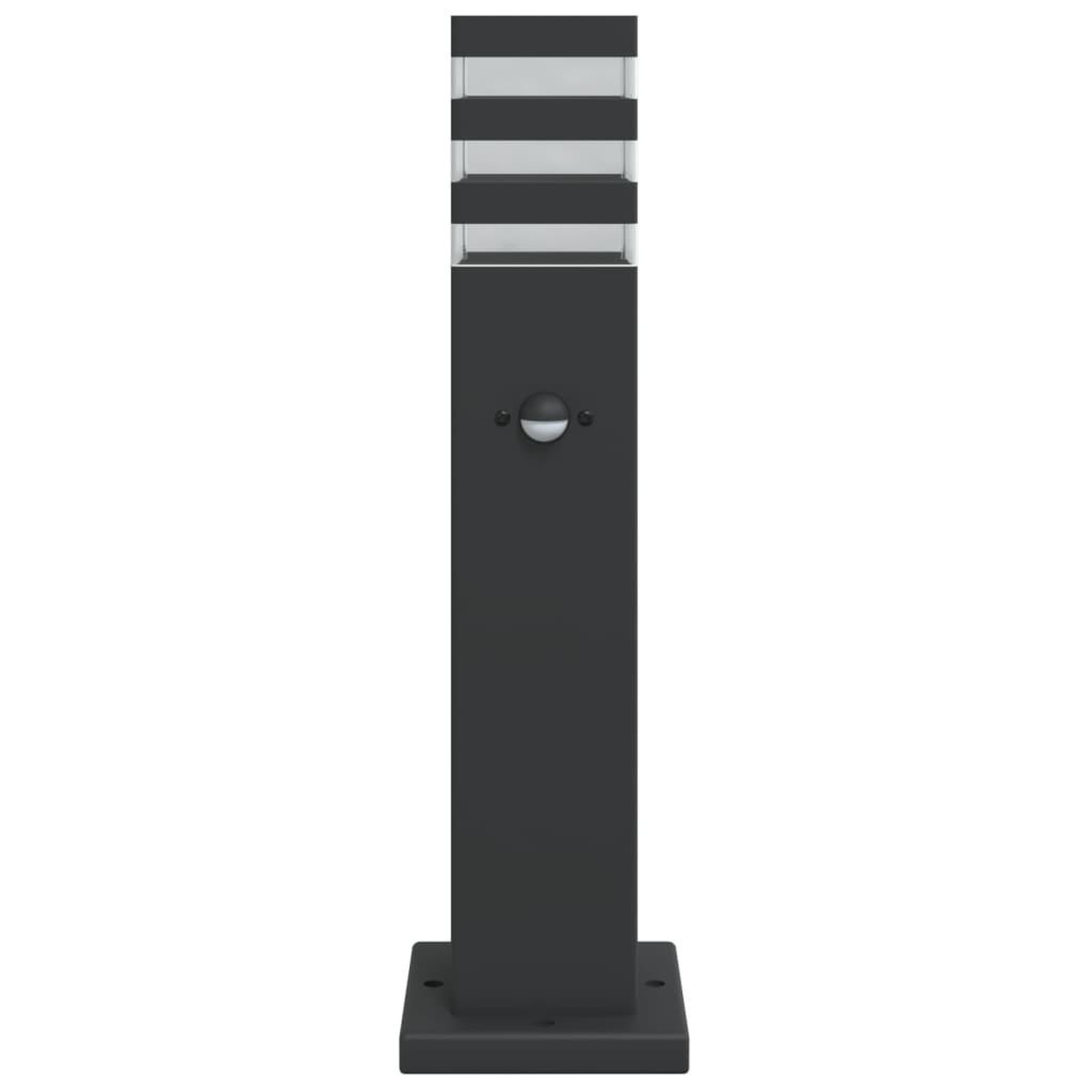Voir la diapositive 4 : VIDAXL Lampadaire d'exterieur avec capteur noir 50 cm aluminium