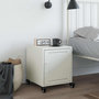 Voir la diapositive 3 : VIDAXL Table de chevet blanc 36x39x43,5 cm acier