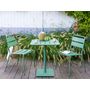Voir la diapositive 3 : HESPERIDE Table de jardin carrée Phuket Olive 65 x 65 cm - 2 places - Hespéride