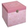 Voir la diapositive 2 : Paris Prix Coffret de Naissance  Trésors  18cm Rose