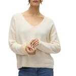 Vero Moda Pull  Femme Vero  oda Besti. Coloris disponibles : Beige