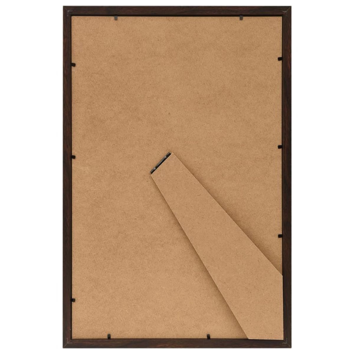 VIDAXL Collage de cadres photo 3 pcs de table Noir 21x29,7 cm MDF