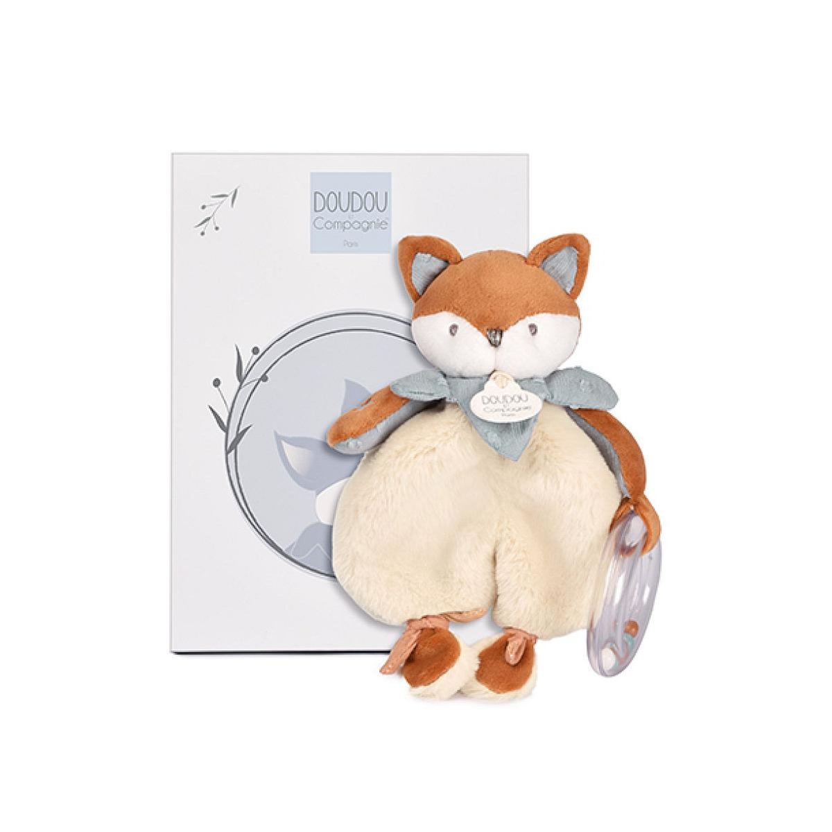 DOUDOU ET COMPAGNIE Doudou hochet Timo – 18 cm
