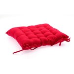 JARDIDECO Coussin pour chaise de jardin Rouge 38 x 38 cm