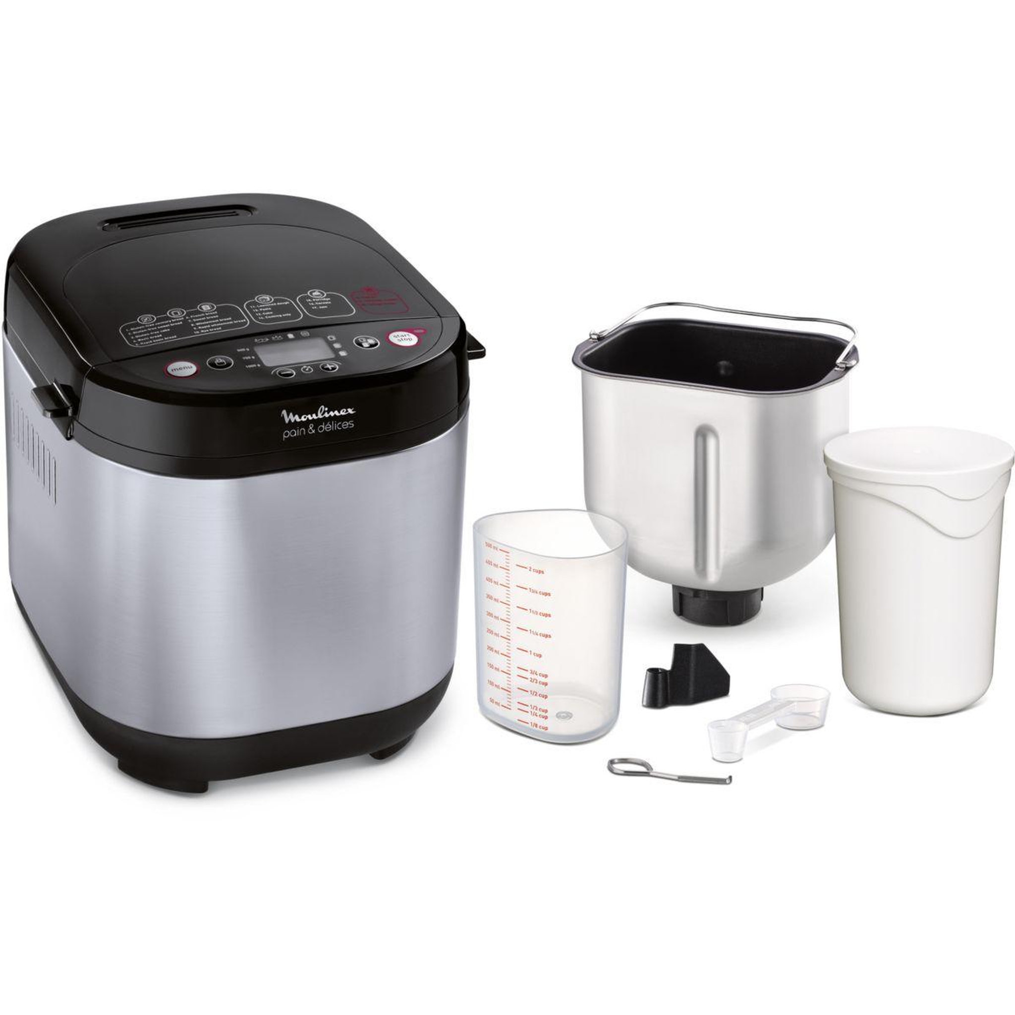Voir la diapositive 3 : MOULINEX Machine à pain pain et delice 1 kg - ow240e30