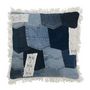 Voir la diapositive 1 : Paris Prix Coussin Déco Patchwork  Santorin  45x45cm Bleu