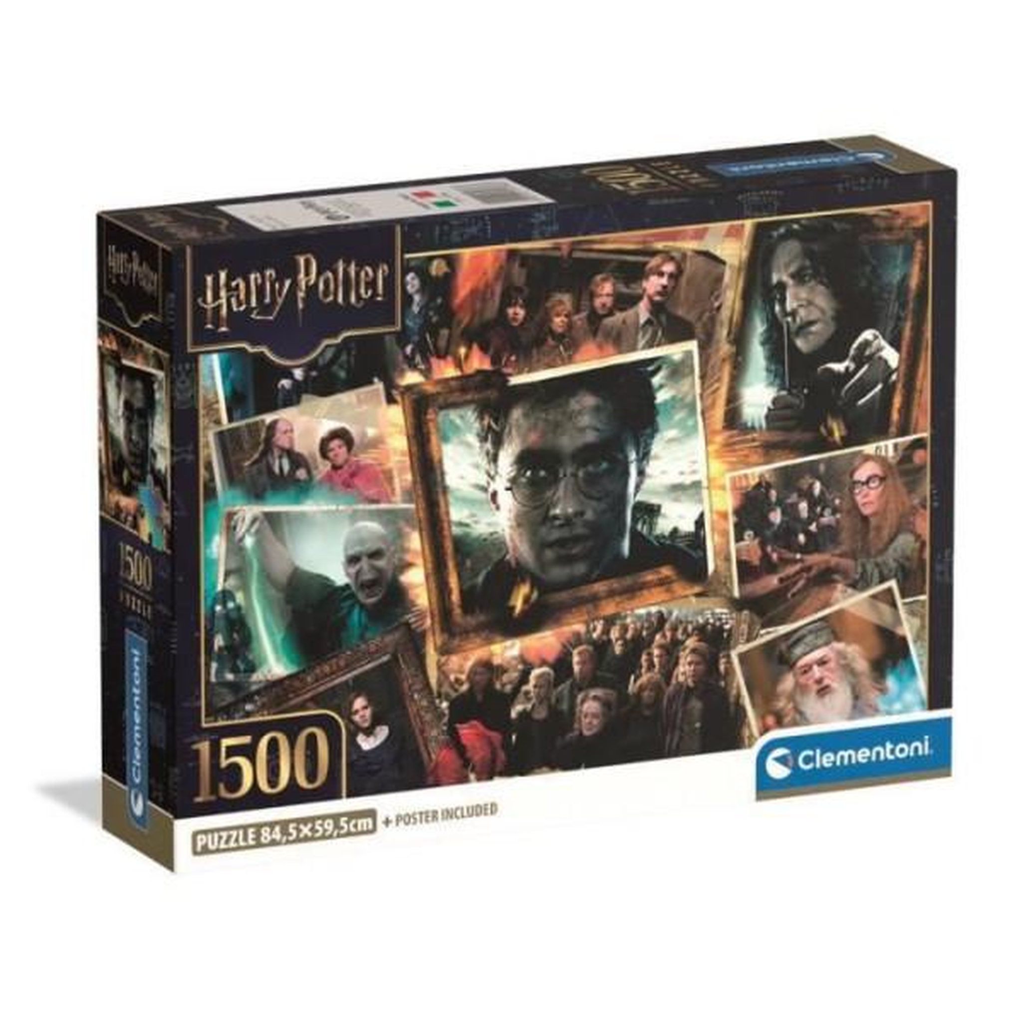 Voir la diapositive 1 : CLEMENTONI CLEMENTONI - Compact 1500 pieces - Harry Potter