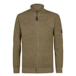 Petrol Industries Sweat Zippé Beige Homme Petrol Industries Collar. Coloris disponibles : Beige