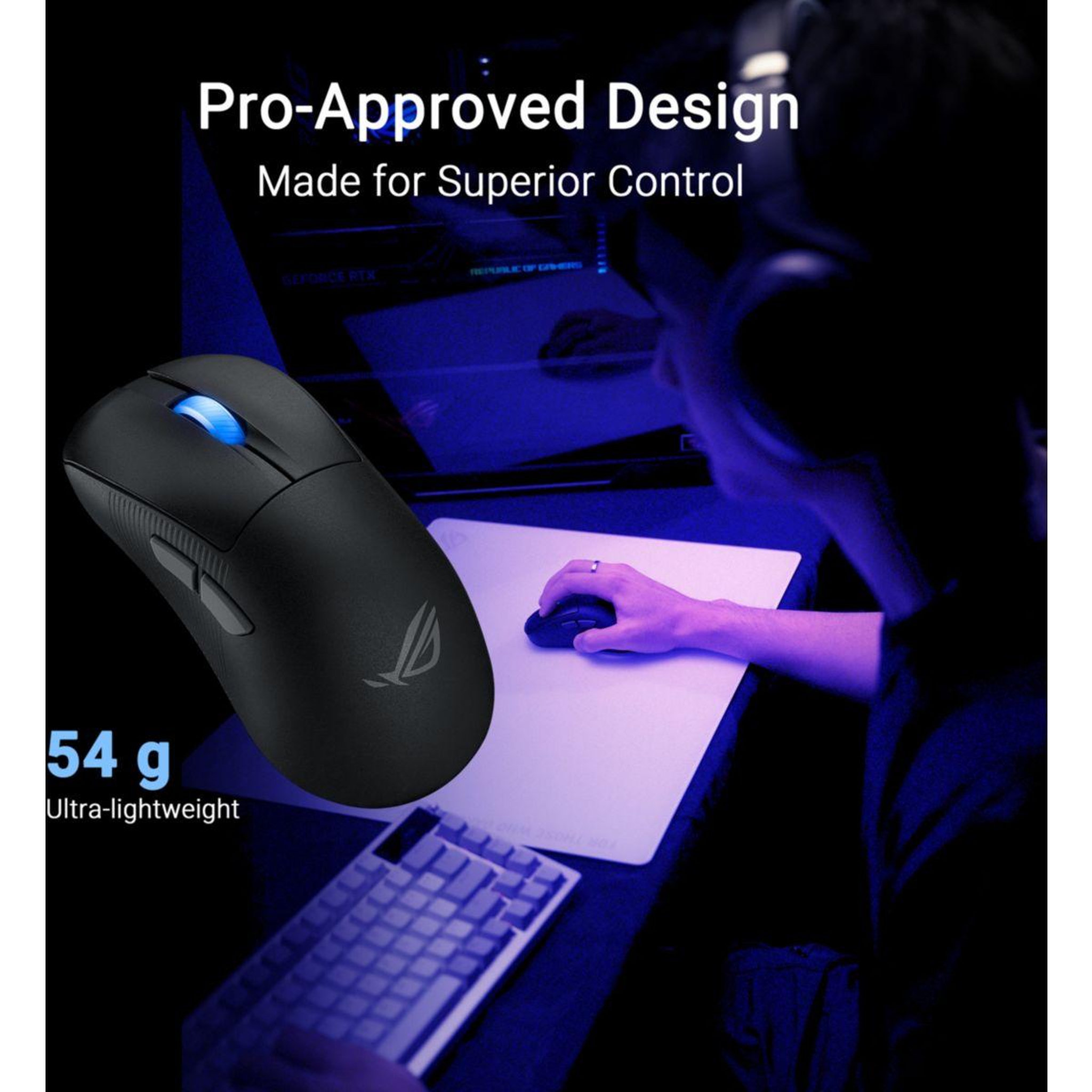 Voir la diapositive 5 : ASUS Souris gamer sans fil rog keris ii wireless ace