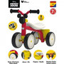 Voir la diapositive 2 : SMOBY Porteur Trotteur Smoby -  1er âge Mickey en métal - Rookie - Mixte - Rouge - 12 mois et plus