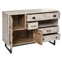 Voir la diapositive 2 : ATMOSPHERA Buffet 3 portes et 4 tiroirs Koval - Beige