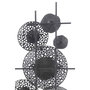 Voir la diapositive 2 : Paris Prix Décoration Murale  Fleurs en Métal  150cm Marron