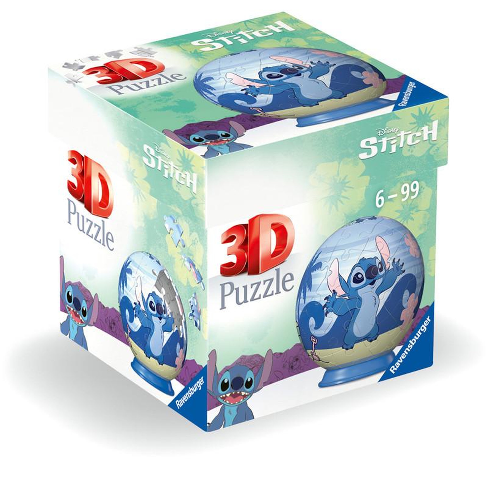 RAVENSBURGER Puzzle 3D 54 pièces Stitch – Disney – Enfant – Ravensburger