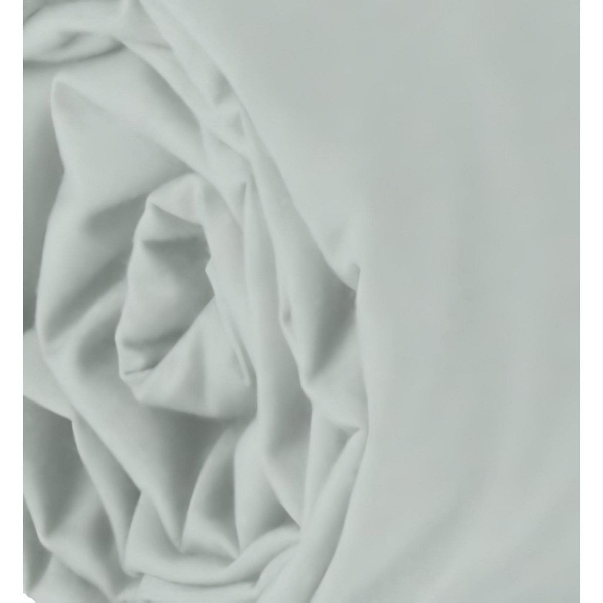 Home collection Drap housse de coton-bambou - bambou vert