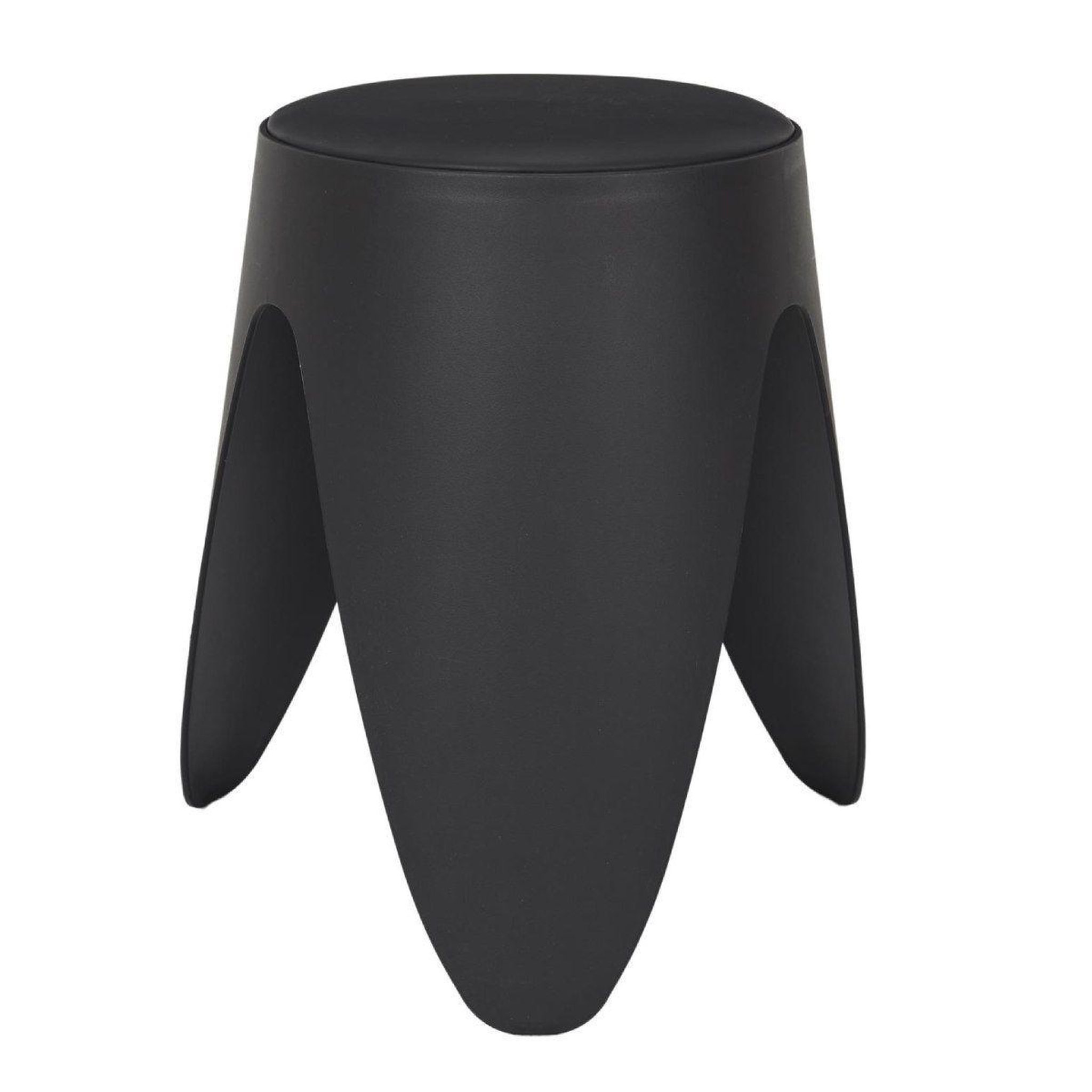 Voir la diapositive 2 : The Home Deco Factory Lot de 6 tabourets empilables  eve  46cm noir