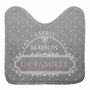 Voir la diapositive 1 : Paris Prix Tapis Contour WC  Maison de Famille  45x45cm Gris