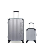 AMERICAN TRAVEL AMERICAN TRAVEL - LOT DE 2 - Valises grand format et cabine XXS BUDAPEST. Coloris disponibles : Gris