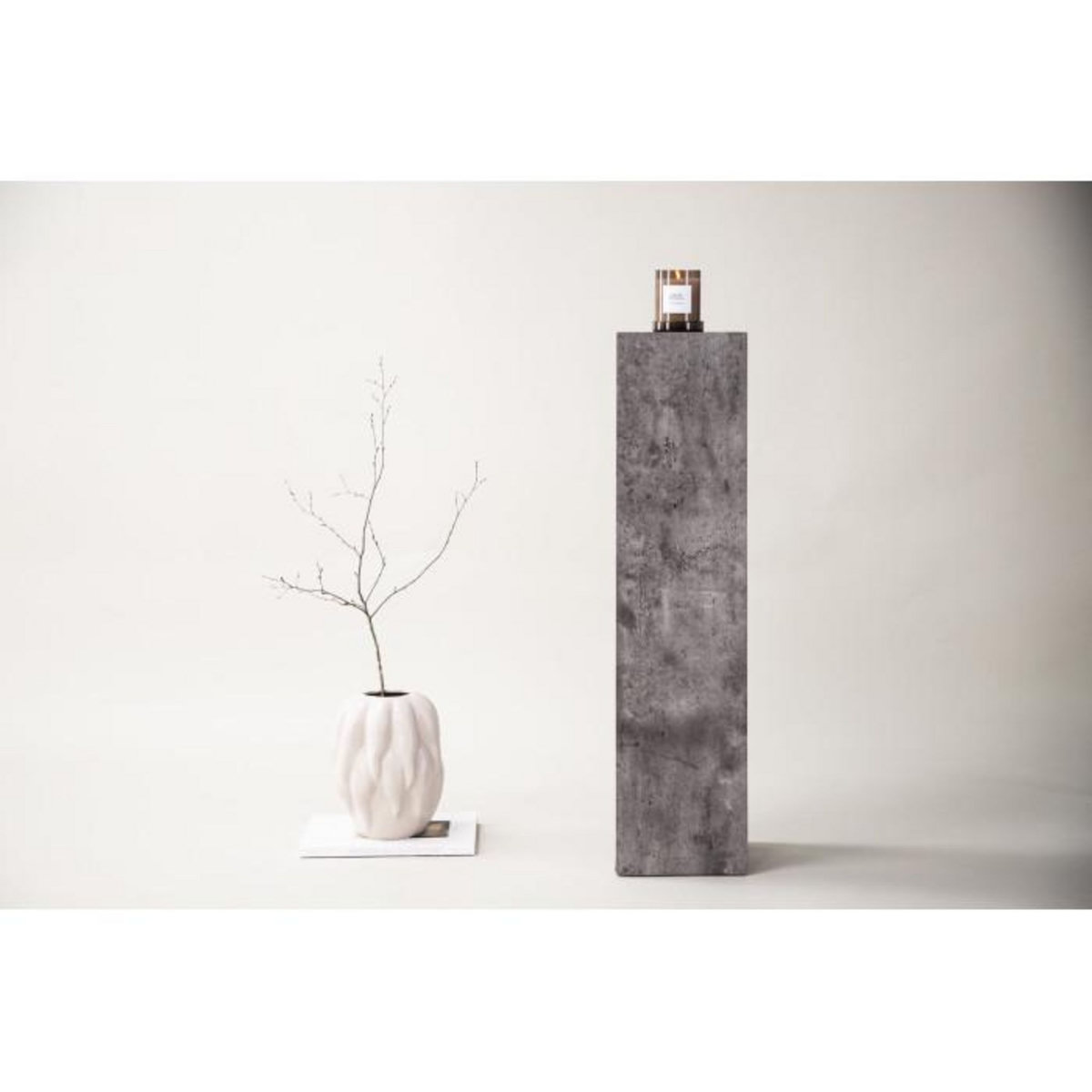 Paris Prix Sellette Décorative  Ramsvik  95cm Gris