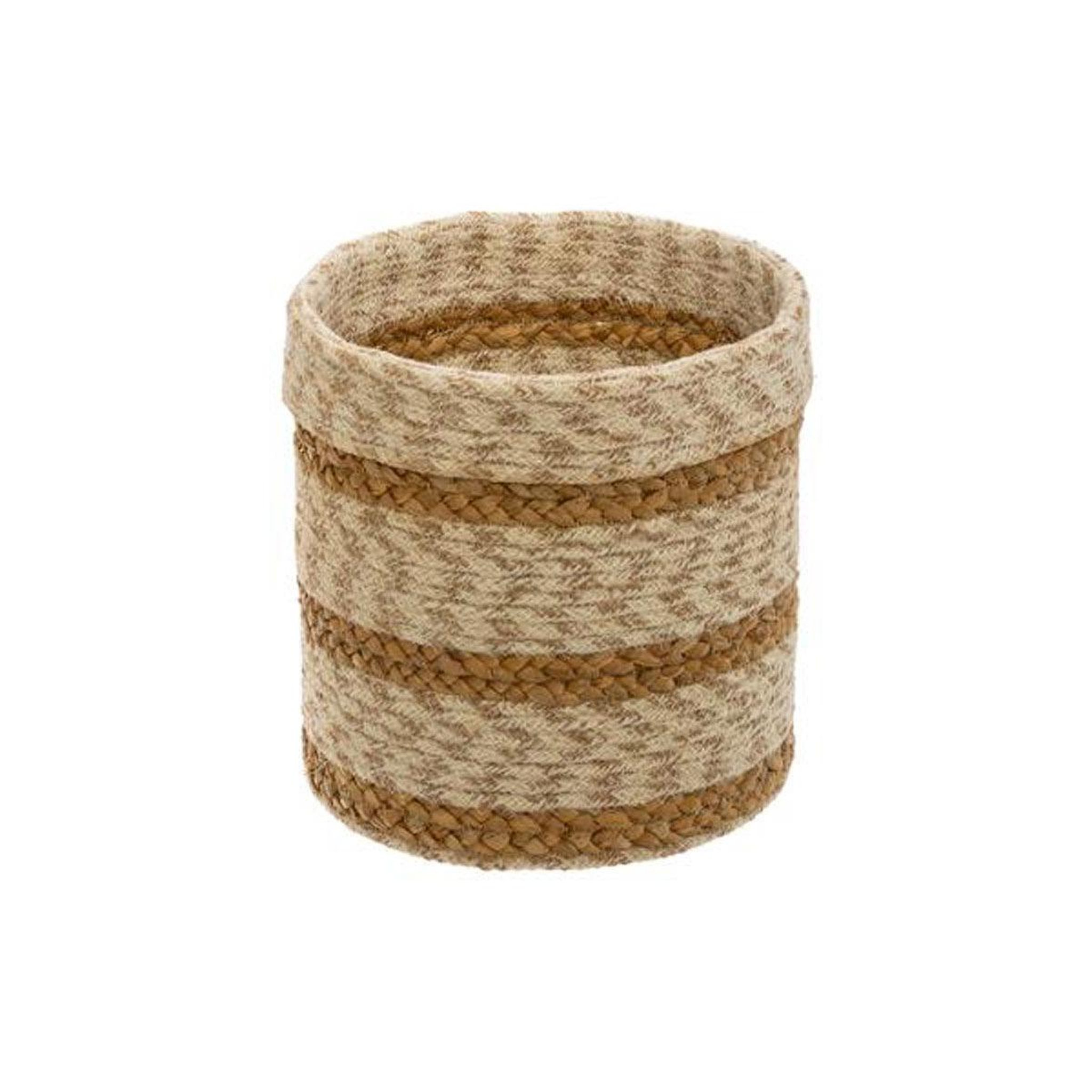 Voir la diapositive 2 : ATMOSPHERA Lot de 4 Paniers en Jute  Seagrass  28cm Naturel