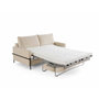 Voir la diapositive 2 : LISA DESIGN Ercolano - canapé 3 places convertible - couchage quotidien - matelas 11 cm - en velours