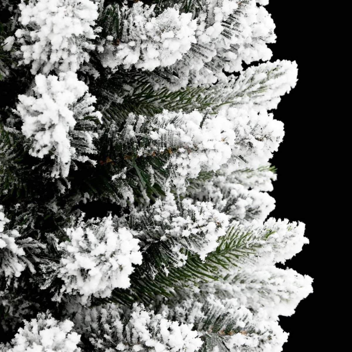 VIDAXL Sapin de Noël artificiel mince avec neige floquee 150 cm PVC/PE