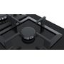 Voir la diapositive 6 : Siemens Table verre gaz 60cm noir fleur de plan - ep6a6cb20