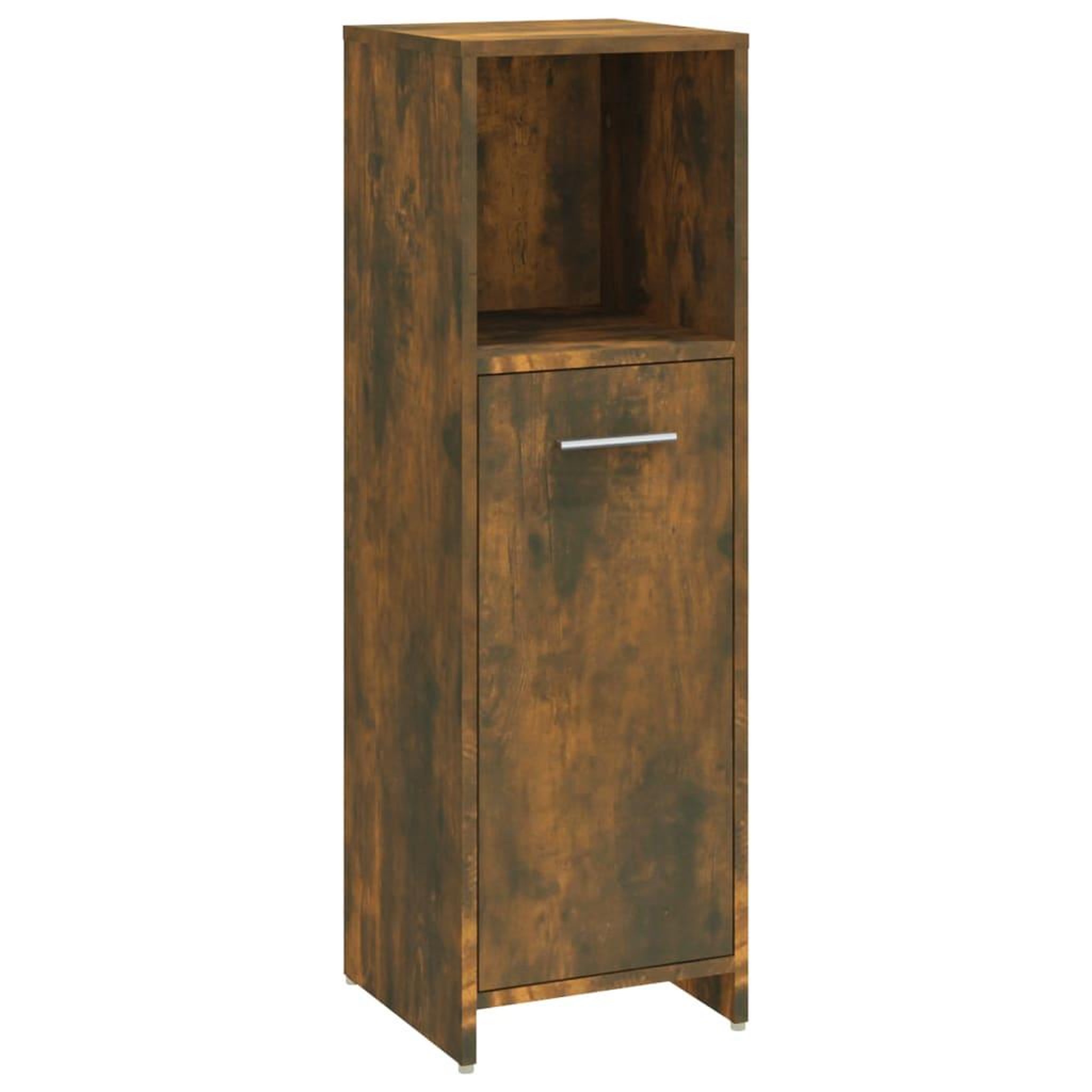 Voir la diapositive 2 : VIDAXL Armoire de bain Chene fume 30x30x95 cm Bois d'ingenierie