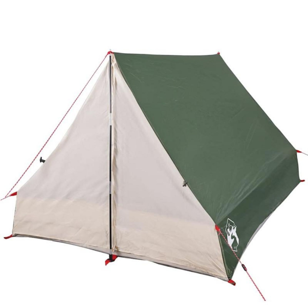 VIDAXL Tente de camping en forme de A 2 personne vert imperméable