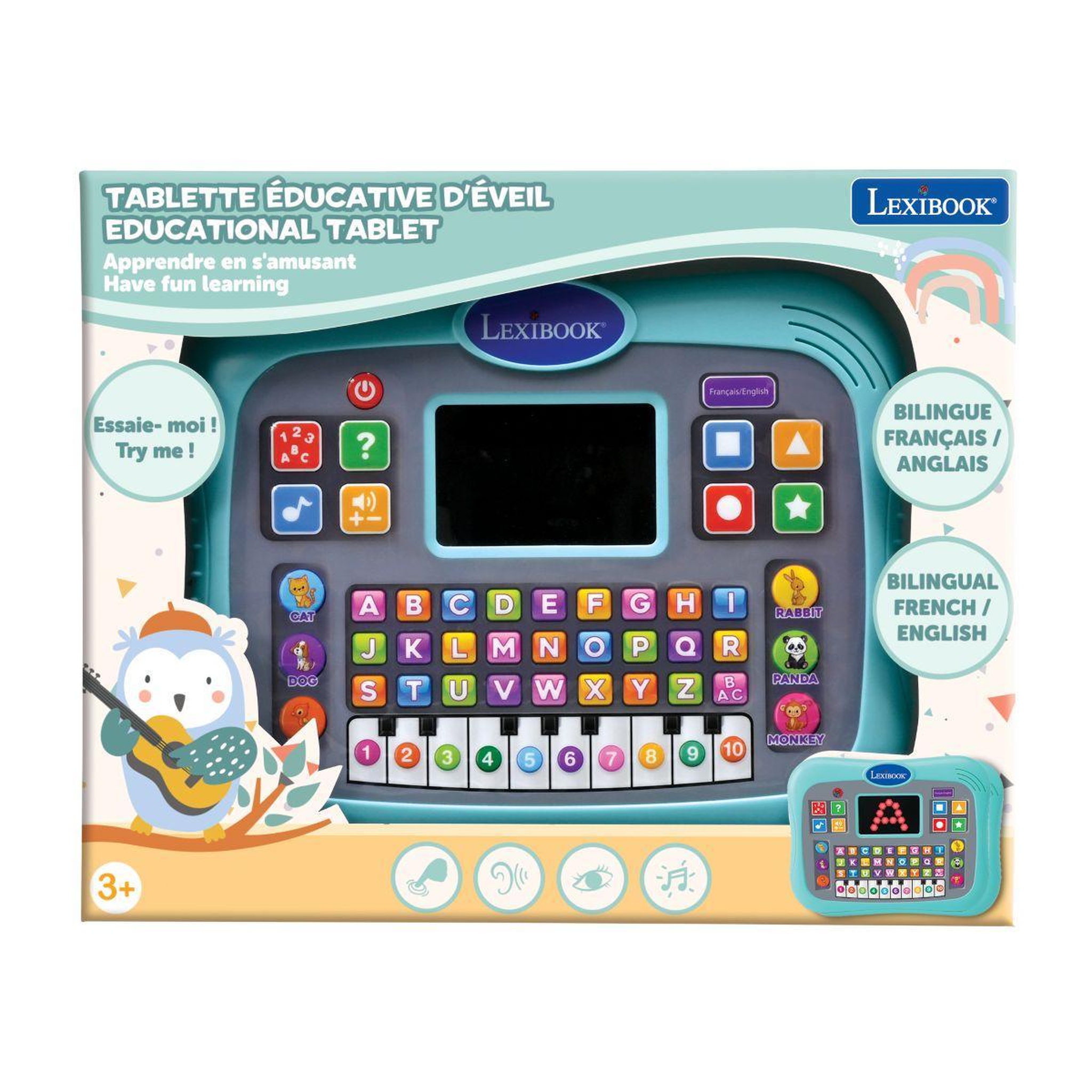 Voir la diapositive 4 : Lexibook Tablette éducative bilingue parlante ABC (FR/EN)