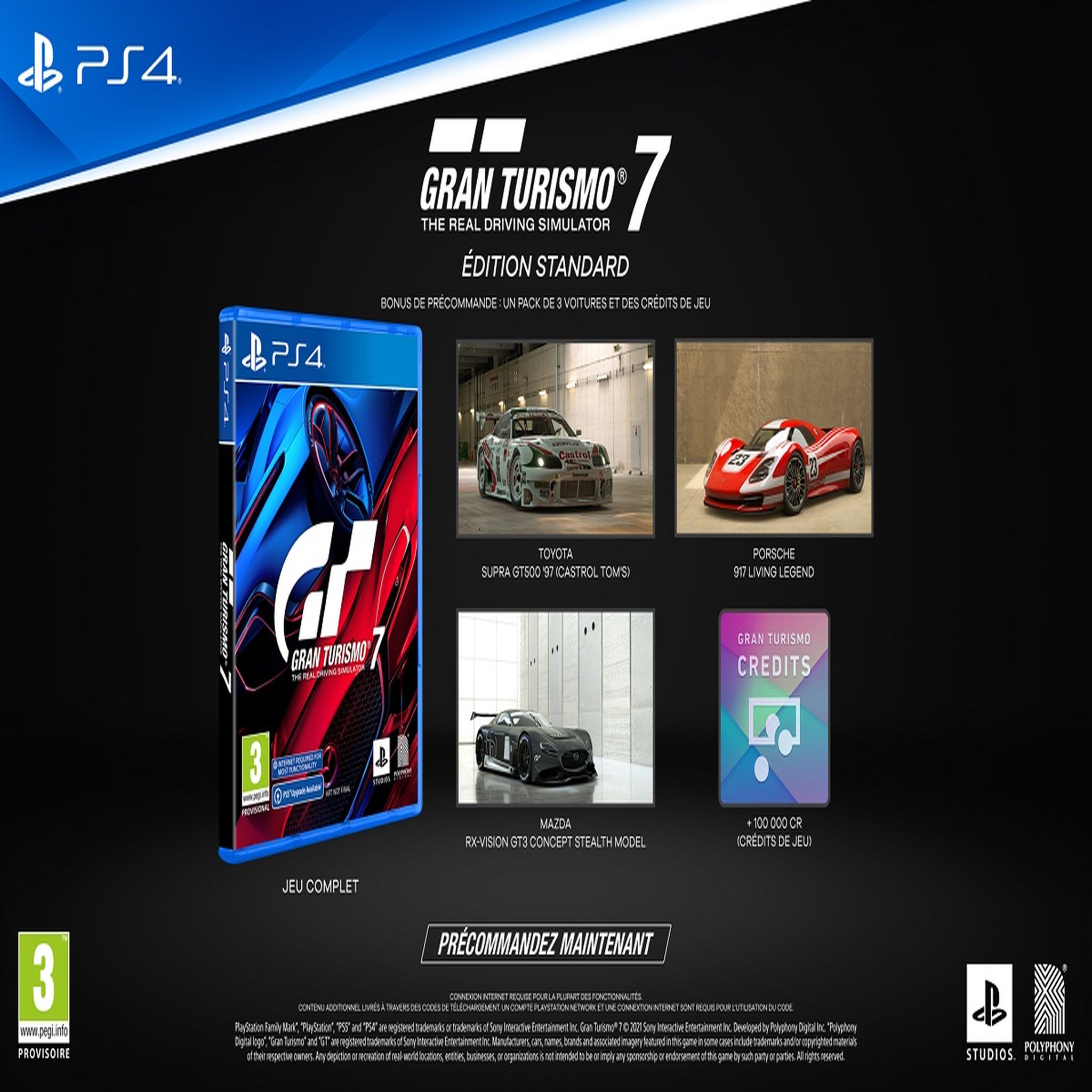 Voir la diapositive 2 : SONY Gran Turismo 7 PS5