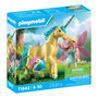 Voir la diapositive 2 : PLAYMOBIL 71842 Licorne Fleur de soleil avec fée