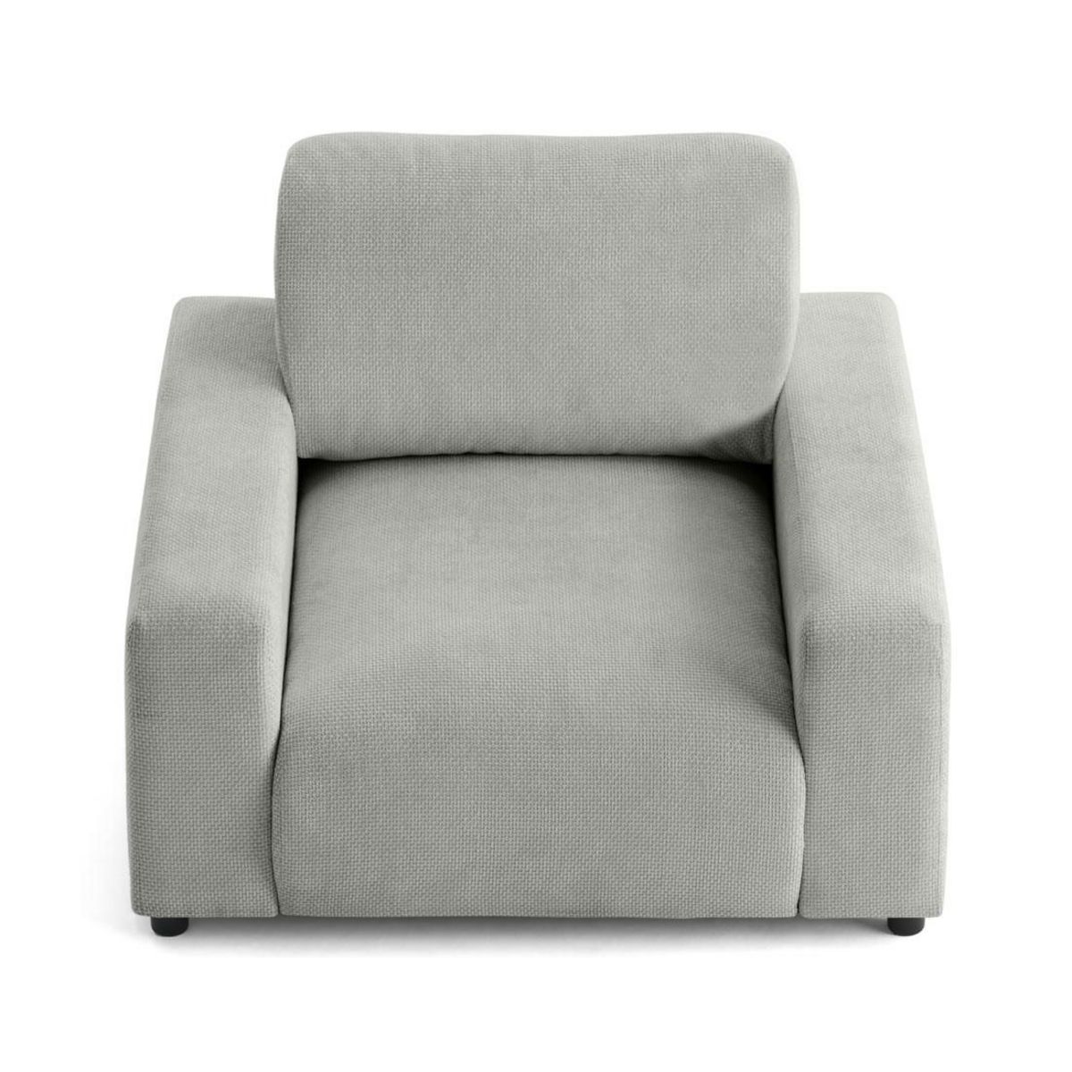 LISA DESIGN Pivoine - fauteuil en velours texturé
