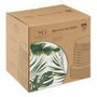 Voir la diapositive 2 : Service d'assiettes 18 pièces porcelaine palme vert  